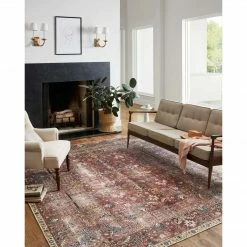 Loloi Rugs Jules Rug 01 | Merlot/Multi