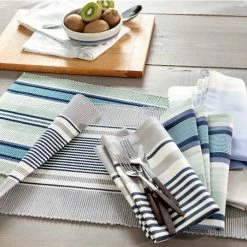 Dash And Albert Tea Towel | Gunner Stripe