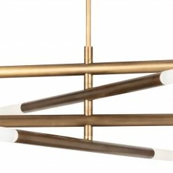 Regina Andrew Lighting Wick Chandelier | Natural Brass