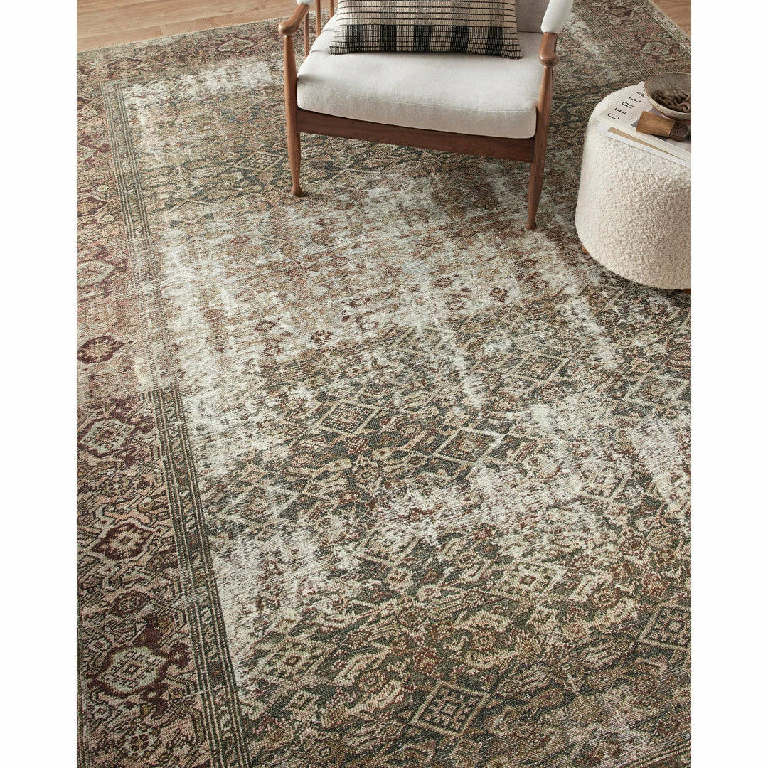 Loloi Loloi Rugs Georgie Rug 07 | Moss/Salmon