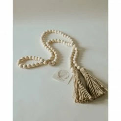 By Two Fields Decor Beads | Natural