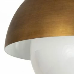 Regina Andrew Lighting Montreux Flush Mount | Natural Brass