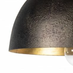 Regina Andrew Sigmund Flush Mount | Black Lighting