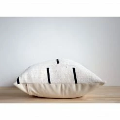 Stitched By Grace Douglas Pillow | Cream/Black