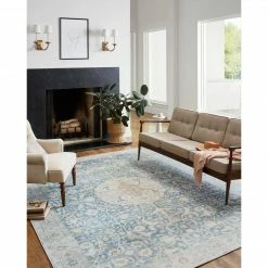 Loloi Jules Rug 03 | Antique/Sky