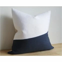 Stitched By Grace Abby Pillow | Navy