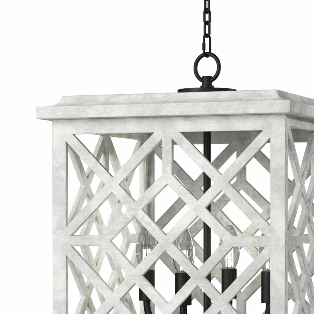 Regina Andrew Chatham Wood Pendant | White