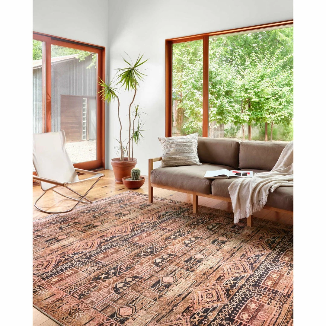 Loloi Layla Rug 14 | Mocha/Blush Loloi Rugs