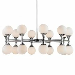HVL - Hudson Valley Astoria 36" Chandelier | Polished Chrome