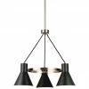 Generation Lighting Towner 3-Light Chandelier | Satin Bronze/Black