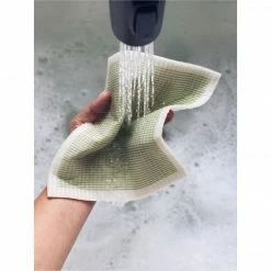 Ten And Co Sponge Cloth | Stripe Sage Decor