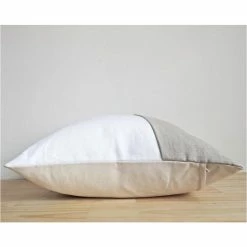 Stitched By Grace Abby Pillow | Oatmeal