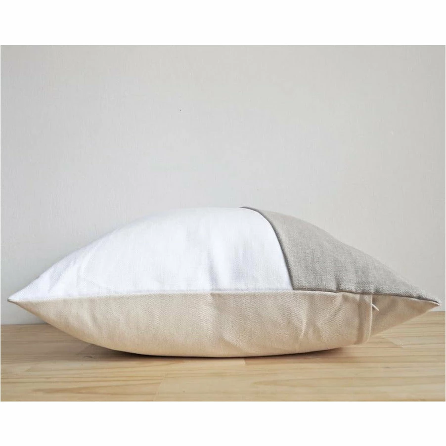 Stitched By Grace Abby Pillow | Oatmeal