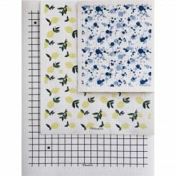 Ten And Co Sponge Cloth | Citrus Lemon Large