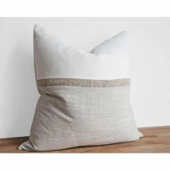 Stitched By Grace Charity Pillow | Ivory/Dove Decor