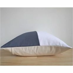 Stitched By Grace Abby Pillow | Navy