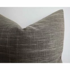 Stitched By Grace Denis Pillow | Charcoal