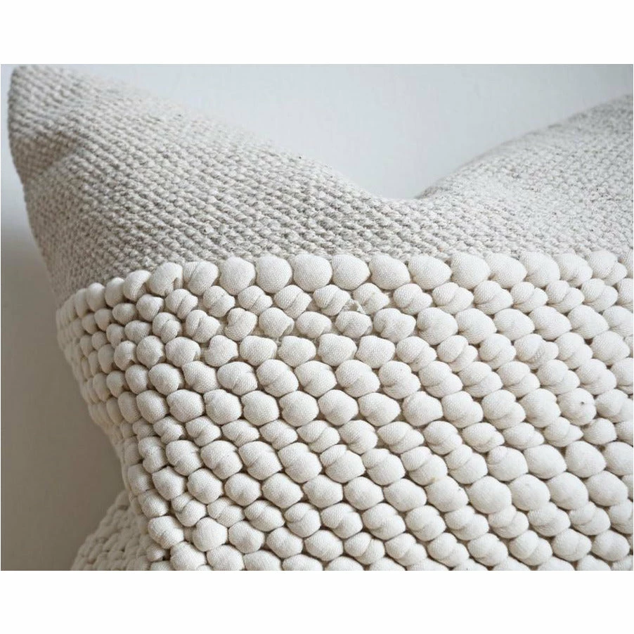Stitched By Grace Decor Morgan Pillow | Cream
