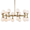 HVL - Hudson Valley Lighting Astoria 36" Chandelier | Aged Brass