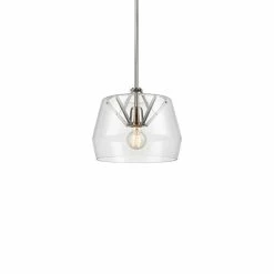 Kuzco Deco 11.75" LED Pendant | Brushed Nickel Lighting