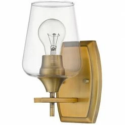 Z-lite Lighting Joliet 1-Light Wall Sconce | Olde Brass