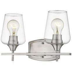 Z-lite Lighting Joliet 2-Light Vanity | Brushed Nickel