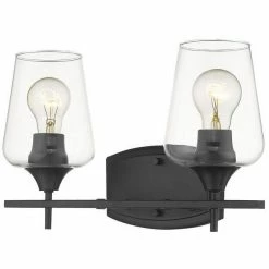 Z-lite Joliet 2-Light Vanity | Matte Black