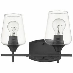 Z-lite Joliet 2-Light Vanity | Matte Black