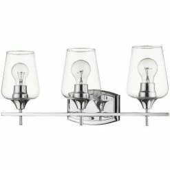 Z-lite Joliet 3-Light Vanity | Chrome Lighting
