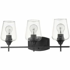 Z-lite Joliet 3-Light Vanity | Matte Black Lighting
