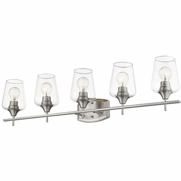 Z-lite Joliet 5-Light Vanity | Brushed Nickel
