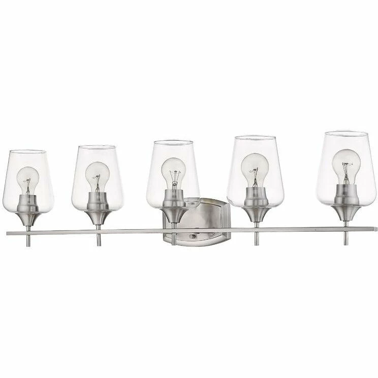 Z-lite Joliet 5-Light Vanity | Brushed Nickel