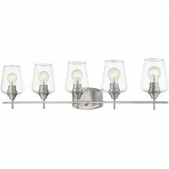 Z-lite Joliet 5-Light Vanity | Brushed Nickel