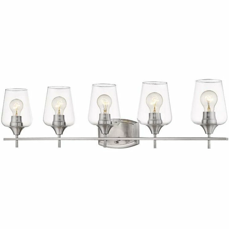 Z-lite Joliet 5-Light Vanity | Brushed Nickel
