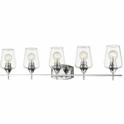 Z-lite Joliet 5-Light Vanity | Chrome
