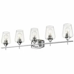 Z-lite Joliet 5-Light Vanity | Chrome