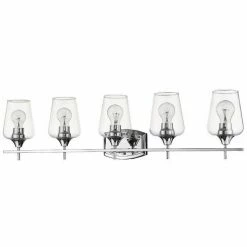 Z-lite Joliet 5-Light Vanity | Chrome