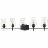 Z-lite Lighting Joliet 5-Light Vanity | Matte Black