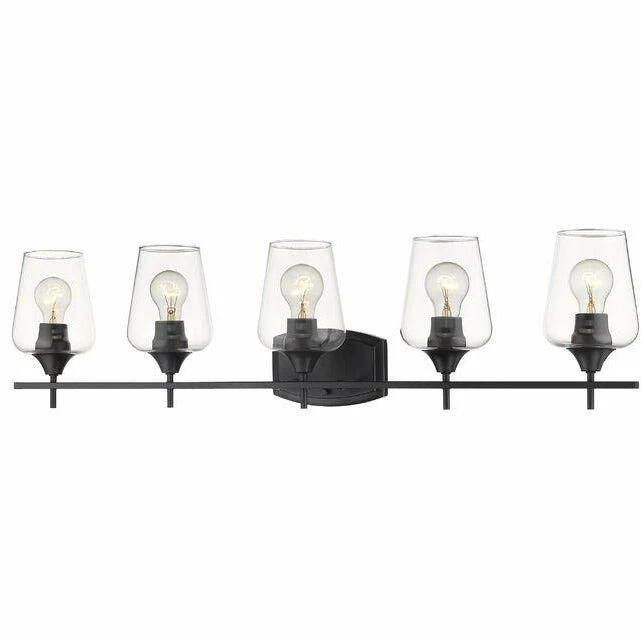 Z-lite Lighting Joliet 5-Light Vanity | Matte Black