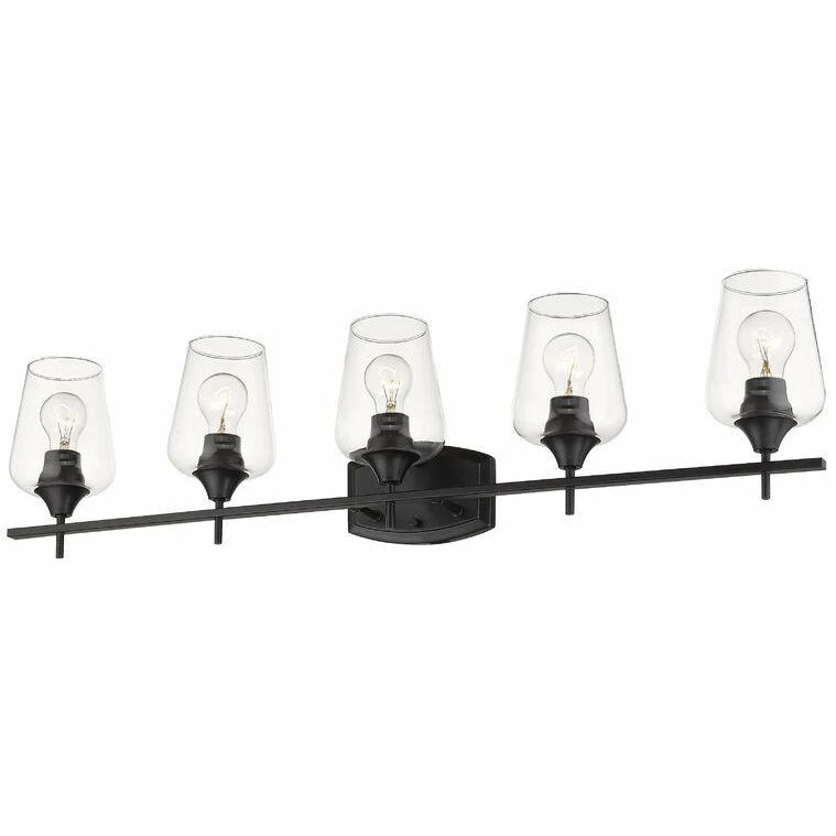 Z-lite Lighting Joliet 5-Light Vanity | Matte Black