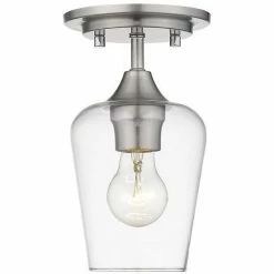 Z-lite Joliet Flush Mount | Brushed Nickel