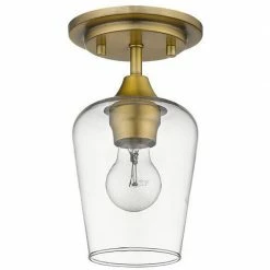 Z-lite Joliet Flush Mount | Olde Brass Flush Mounts