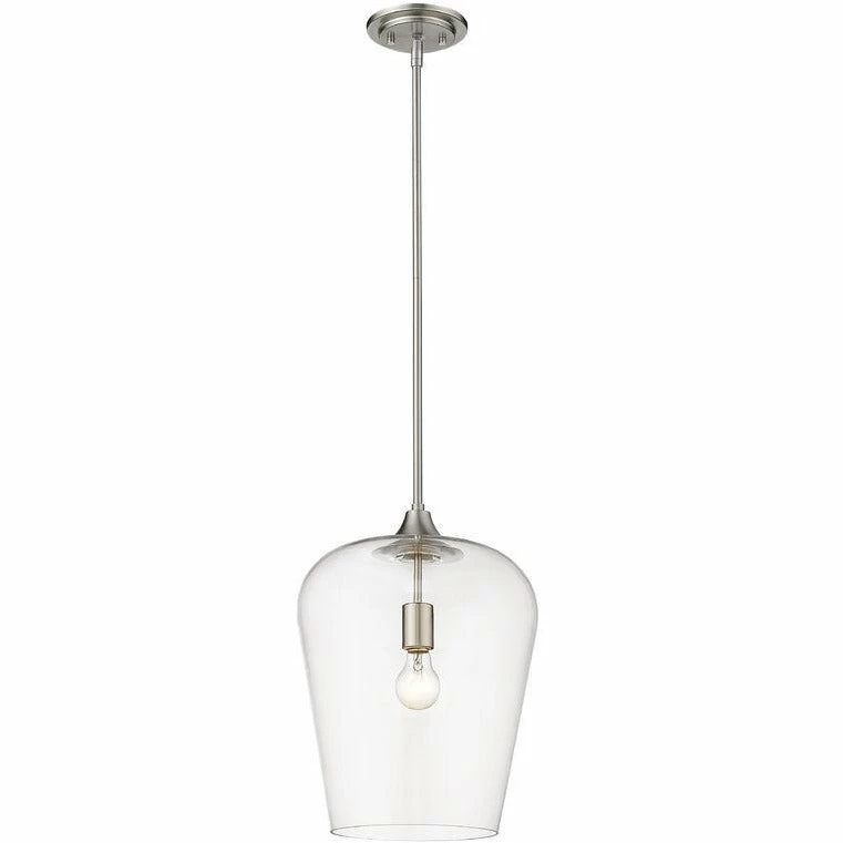 Z-lite Joliet 12" Pendant | Brushed Nickel