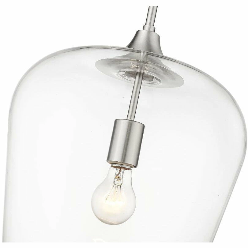 Z-lite Joliet 12" Pendant | Brushed Nickel