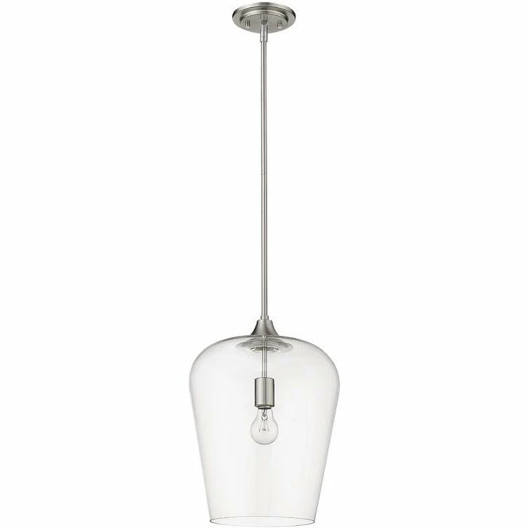 Z-lite Joliet 12" Pendant | Brushed Nickel