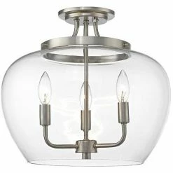 Z-lite Flush Mounts Joliet Semi Flush Mount | Brushed Nickel