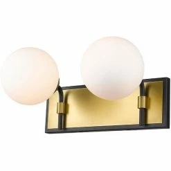 Z-lite Lighting Parsons 2-Light Vanity | Olde Brass