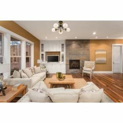 Z-lite Parsons 5-Light Semi Flush Mount | Olde Brass