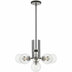 Z-lite Parsons 6-Light Pendant | Brushed Nickel Lighting