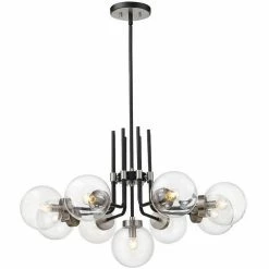 Z-lite Parsons 9-Light Pendant | Brushed Nickel Lighting